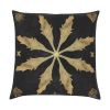 Marigold Leaf Star Velvet Cushion | Pillows by Sean Martorana. Item made of fabric