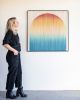 'SUMMER GLOW' // RE-FRAMED Collection | Tapestry in Wall Hangings by Rianne Aarts / Teddy and Wool Studio
