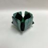 Streaky Green Glass Candleholder | Candle Holder in Decorative Objects by Sand & Iron