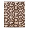 Vintage Square Brown Turkish Karapinar Rug 2'9'' x 3'6'' | Area Rug in Rugs by Vintage Pillows Store. Item composed of fiber