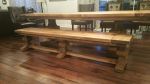 Model #1057 - Custom Farmhouse Table | Dining Table in Tables by Limitless Woodworking. Item made of maple wood works with mid century modern & contemporary style