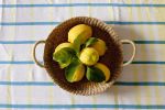 Woven Round Tray I Yellow | Decorative Tray in Decorative Objects by NEEPA HUT. Item composed of fiber