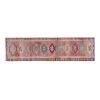 Vintage Modern Oriental Runner, Geometric Design Handknotted | Runner Rug in Rugs by Vintage Pillows Store. Item composed of cotton