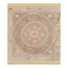 Central Asian Suzani Textile, Embroidered Cotton Pink Uzbek | Tablecloth in Linens & Bedding by Vintage Pillows Store