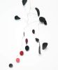 Large Mobile Hudsons Bay Mobile - Black Red Mid Century | Wall Sculpture in Wall Hangings by Skysetter Designs. Item composed of metal in mid century modern style