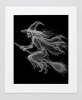 EXPOSED HALLOWEEN — WITCH ON BROOM | Decorative Objects by Exposedart