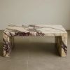 Calacatta Viola Marble Coffee Table | 41" Luxury Rectangular Natural Stone Center Table | Tables by Vero Marble