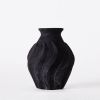 Swirl Vase Black Large | Work by District Loom