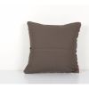 Square Hemp Organic Kilim Pillow Case, Turkish Cushion Pillo | Pillows by Vintage Pillows Store