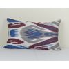 Ikat Cotton Pillow cover - Uzbekistan Traditional Handwoven | Cushion in Pillows by Vintage Pillows Store