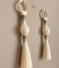 Macrame Wall Hanging Set Minimal Boho Wall Decor Wooden Ring Fiber Art Handmade Neutral Home Decor Tassel Wall Hanging | Wall Hangings by İnanç Yılmaz