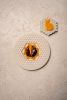 Polygon XS Stoneware Snack Plate | Dinnerware by Artilugis | L'Aliança d'Anglès 1919 in Anglès. Item composed of stoneware in minimalism or contemporary style