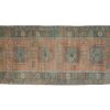 Distressed Pastel Turkish Karapinar Runner - Hallway Carpet | Runner Rug in Rugs by Vintage Pillows Store. Item made of cotton with fiber