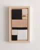 Tiled Wall Art no. 4 - September 2021 Release | Wall Sculpture in Wall Hangings by Eliana Bernard. Item composed of wood and ceramic
