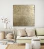 Gold abstract painting canvas 3d textured gold wall art | Oil And Acrylic Painting in Paintings by Berez Art. Item made of canvas
