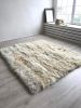 Ivory Plush Sheepskin Bed Cover / Rug | Area Rug in Rugs by East Perry. Item composed of wool
