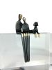 Combo Set: Close to Me Sculpture with Lounging Dog | Sculptures by YENNY COCQ
