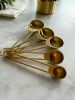 Sorrento Gold Measuring Cups & Spoons Set | Cooking Utensil in Utensils by Busa Designs