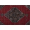 Vintage Mid Century Hand-Knotted Red Anatolian Rug 7'1'' X 1 | Area Rug in Rugs by Vintage Pillows Store
