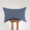Blue Triangle and Circle Motif Lumbar 16x24 | Pillow in Pillows by Vantage Design