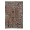 Distressed Antique Turkish Oushak Rug with All Over Floral | Area Rug in Rugs by Vintage Pillows Store. Item composed of wool & fiber