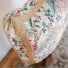 Vintage Floral RL with Braided Jute Trim Pillow Set of 2 - 20x26 | Pillows by Vantage Design