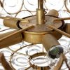 Alan Mizrahi QZ7850 Crown Brass | Chandeliers by Alan Mizrahi Lighting Design