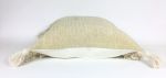 Woven pillow // neutral pillow // tassel cushion | Pillows by velvet + linen