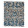 Vintage Blue Turkish Oushak Rug 3'7" X 5'11" | Area Rug in Rugs by Vintage Pillows Store. Item made of cotton with fiber