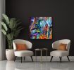 It's Wild! | Oil And Acrylic Painting in Paintings by Checa Art. Item composed of canvas