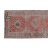 Vintage Faded Distressed Oushak Runner - Hallway Carpet | Area Rug in Rugs by Vintage Pillows Store. Item composed of cotton