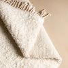 Genuine lamb wool Beni Ourain rug, brown and white rug | Area Rug in Rugs by Benicarpets