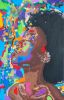 Mosadi wa Afro (Woman with afro) by Donald Masoga | Drawings by Hae Art Collective LLC