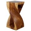 Haussmann® Original Wood Twist Stool 12 X 12 X 23 | Chairs by Haussmann®