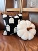 Black Ghost Pillow Cover | Pillows by Busa Designs