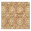 Vintage Tan Samarkand Tapestry - Tribal Embroidery Wall Deco | Tablecloth in Linens & Bedding by Vintage Pillows Store