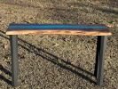 Walnut river console table | Tables by Pelican State Woodworks