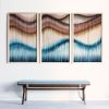 EMILY - Textile Art Triptych - FRAMED Collection | Tapestry in Wall Hangings by Rianne Aarts / Teddy and Wool Studio