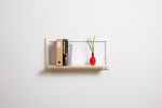Folding Wall Shelf | Fläpps Shelf 80x40-1 | Wide Bookshelf, Plant Shelf, Birch Plywood, White | Shelving in Storage by AMBIVALENZ