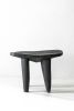 District Loom Large Black African Senufo Stool | Side Table in Tables by District Loom