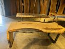 Epoxy Coffee Table with Clear Resin, Clear Epoxy Resin Table | Desk in Tables by Tinella Collection. Item made of wood with synthetic works with contemporary & art deco style