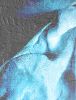Silent Weave – Abstract Blue Mixed Media Portrait | Paintings by Dario Moschetta