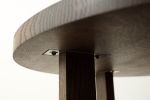 Round Wood Coffee Table | Orchard Table | Tables by Alabama Sawyer. Item composed of wood and steel