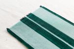 Woven Cotton Dining Placemat | Forrest Green | Tableware by NEEPA HUT. Item made of cotton & fiber