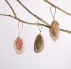 Madagascar Wild Silk Cocoon Ornament - Green | Decorative Objects by Tanana Madagascar