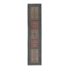 Handwoven Tribal Embroidery Tapestry Kelim, Wall Hanging Rug | Runner Rug in Rugs by Vintage Pillows Store. Item composed of cotton and fiber