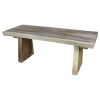 Haussmann® Wood Natural Edge Bench 48 in x 18 x 18 in | Benches & Ottomans by Haussmann®
