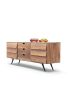 Credenza in Solid Board Oak / Walnut | Storage by Manuel Barrera Habitables. Item composed of oak wood in scandinavian style