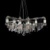 Industrial X-Chandelier | Chandeliers by Michael McHale Designs. Item made of steel & glass