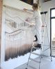 Contemporary Rope Art Tapestry - SABRINA | Macrame Wall Hanging in Wall Hangings by Rianne Aarts / Teddy and Wool Studio